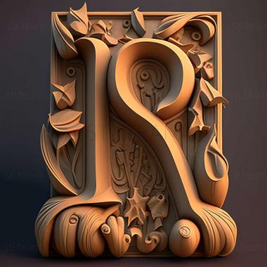 3D model Letter Tale game (STL)